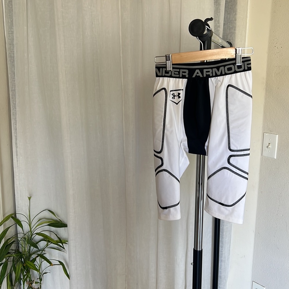 Under Armour compression white/black boxer